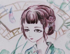 水彩动漫-水彩画班-2017年6月10日（春季班）学生作品-新起点画苑